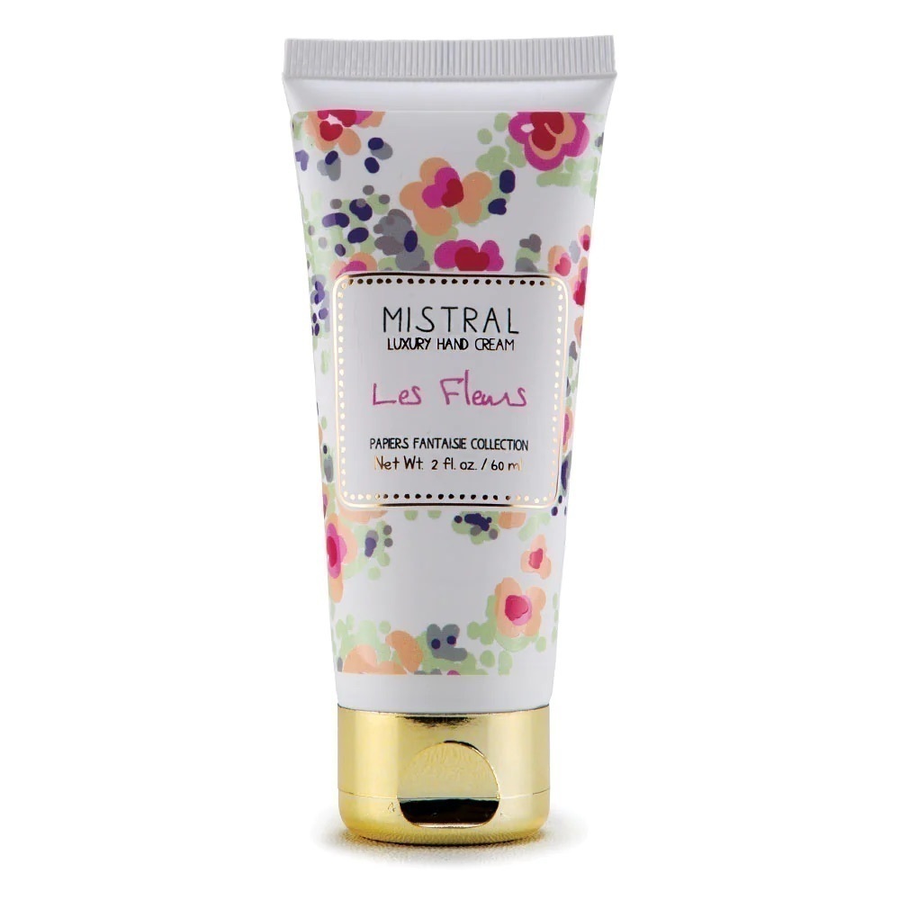 Mistral Les Fleurs Luxury Hand Cream- Papers Fantaisie Collection- 2fl oz